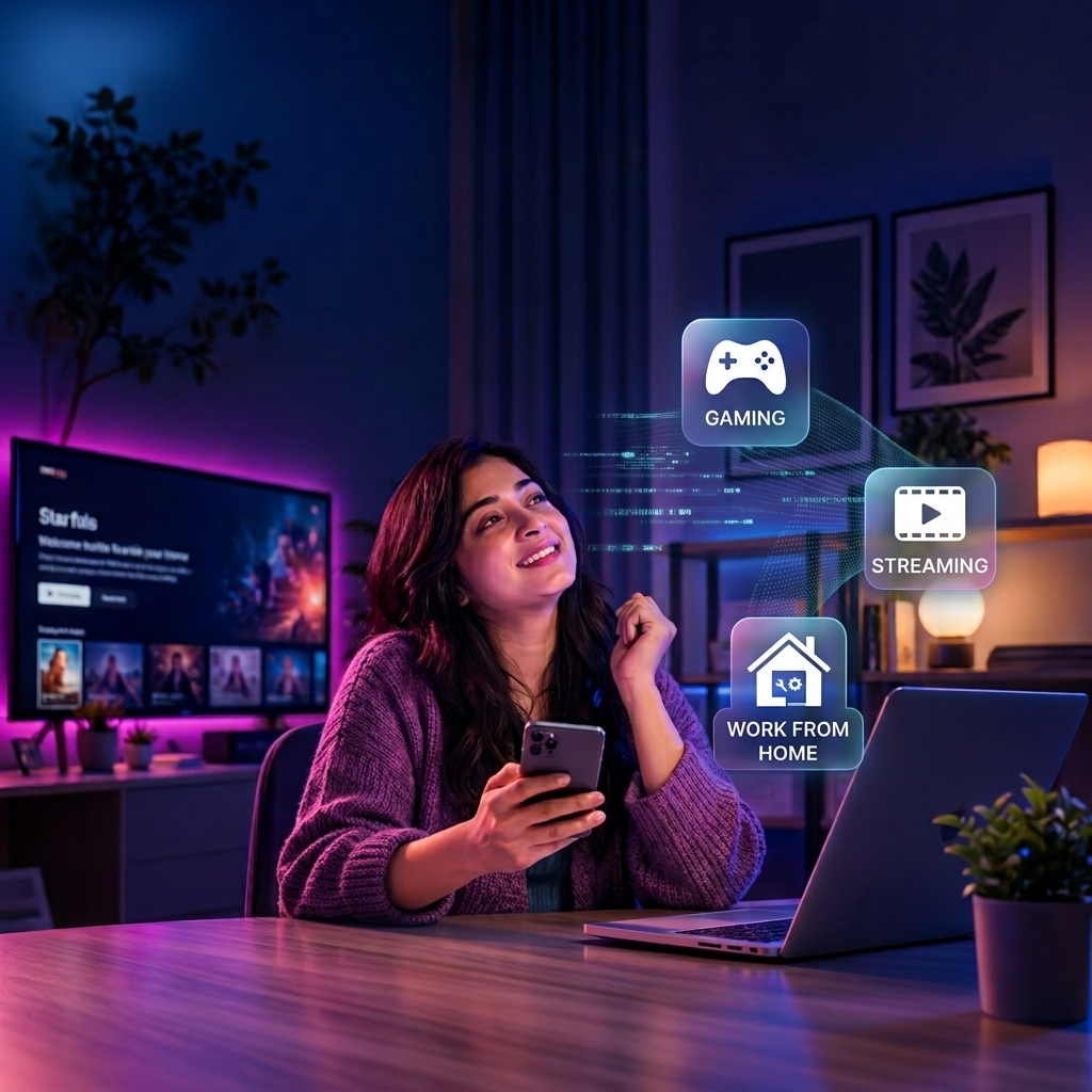 High Speed Gaming, Streaming and Work from Home
